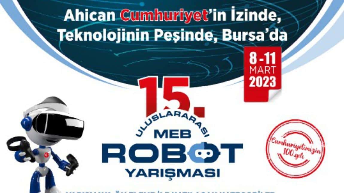 15. Uluslararası MEB Robot Yarışması